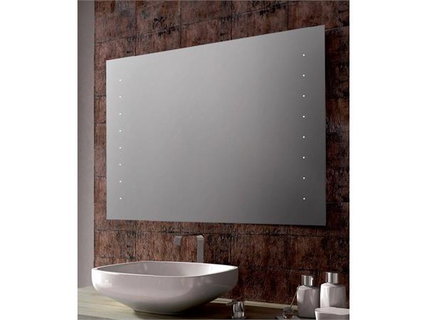 Rectangular mirror neon for bathroom ELLEN