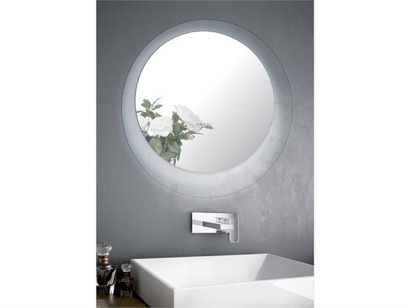 Round mirror Led for bathroom CRYSTAL