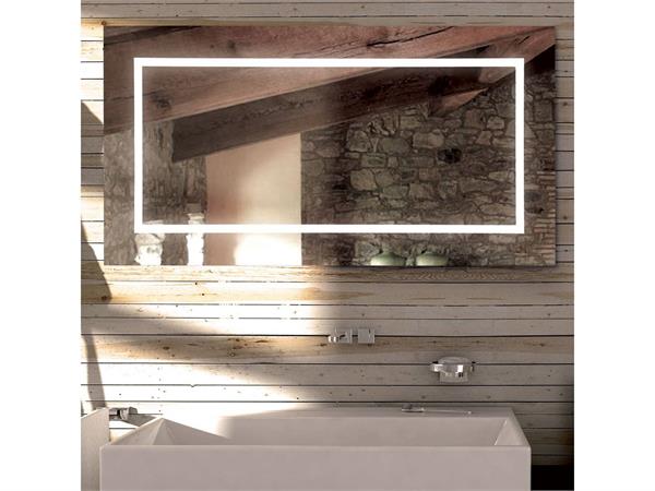 Rechteckiger oder quadratischer Spiegel Led für Badezimmer FRAME