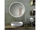 Round bathroom mirror with LED SOLE in Mirrors