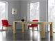 Extendible table in wood PLUTONE in Dining tables