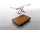 Table transformable en bois avec base en métal BROOKLIN  in Tables
