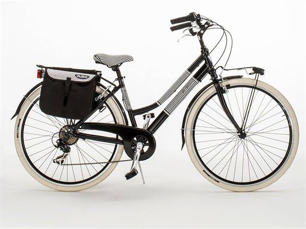 Aluminium woman bicycle Glamour Pied de poule 605