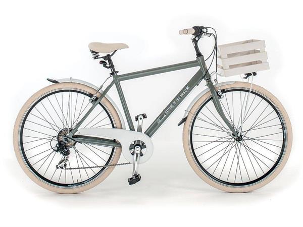 Man bicycle in aluminum Milano 699 