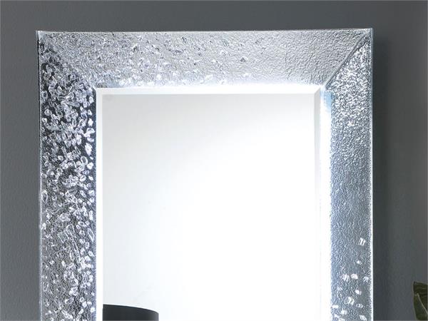 Mirror in crushed glass grit Cometa