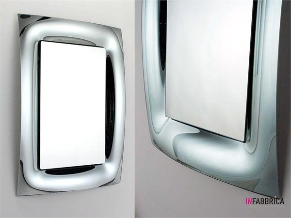 Mirror in curved glass Brezza