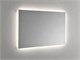 Rectangular mirror with led Alfa in Wall mirrors