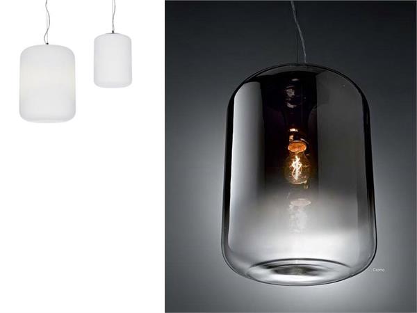 Suspended lamp in blown glass Ken