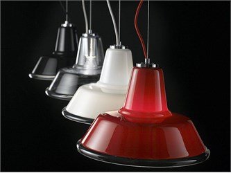 Hanging lamp in glass Lampara