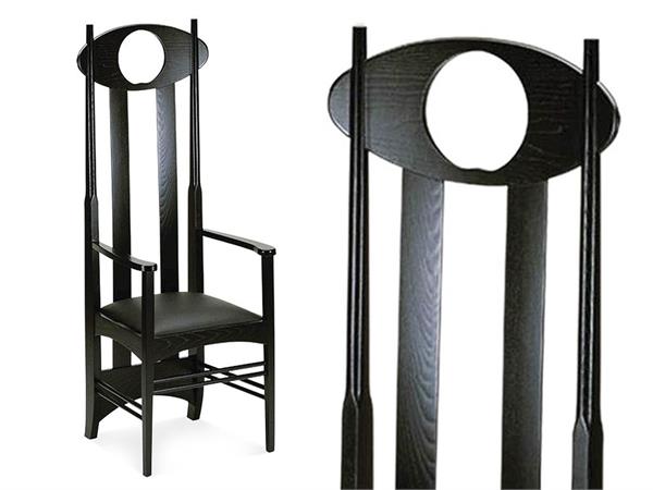 Argyle Mackintosh Chair with armrests