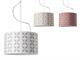 Hanging lamp with perforated lampshade Farfalla  in Suspended lamps