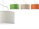 Hanging lamp with colored lampshade Cilindro  in Suspended lamps