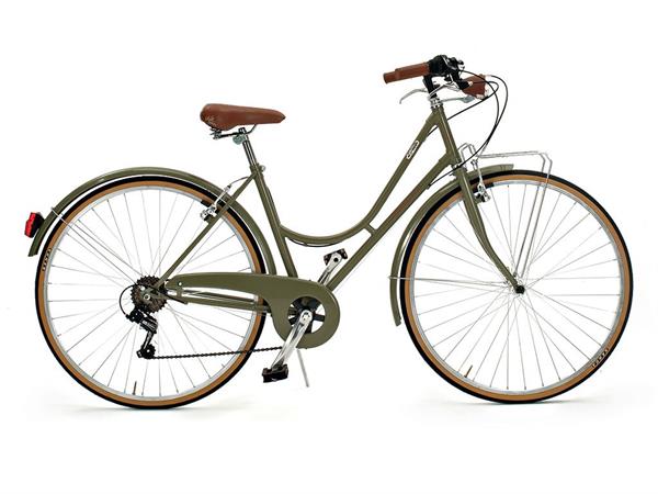 Woman vintage city bike Condorino 601 