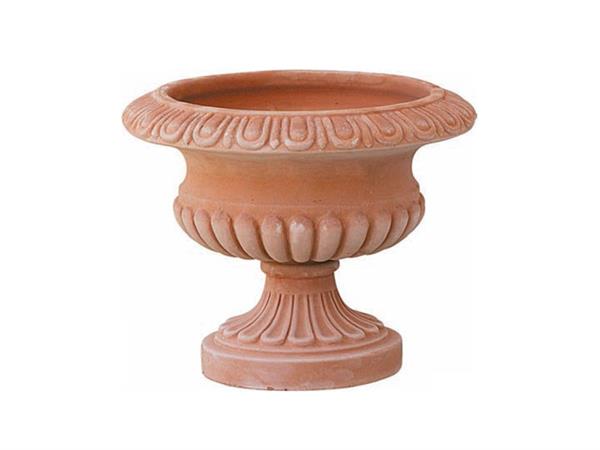 Vaso a calice in terracotta