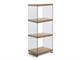 Glass and oak-wood bookcase Nancy 45 in Bookcases