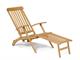 Wooden chaise longue  in Outdoor seats