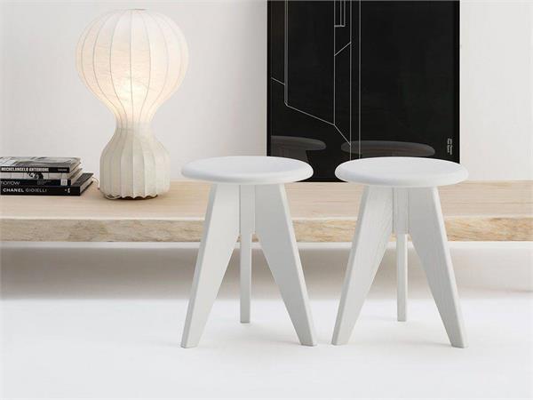 Wooden Low Stool