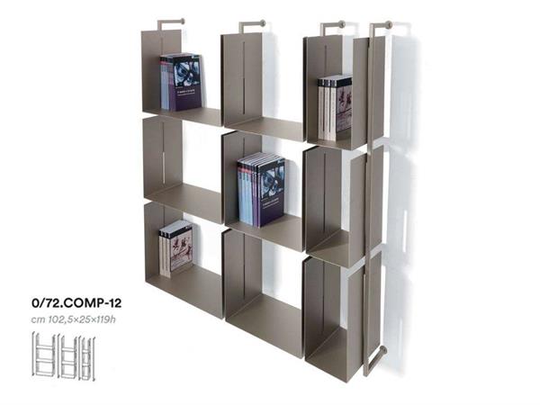 Hanging wall bookcase Libera