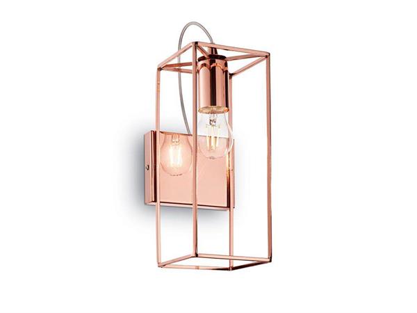 Wall lamp with metal and copper structure Volt