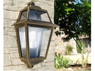 lanterne murale en aluminium et verre artemide