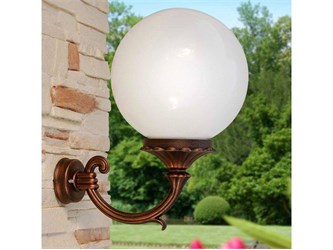 Outdoor wall lantern in aluminium Orione