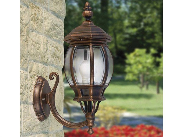 Outdoor wall lantern in aluminium Enea