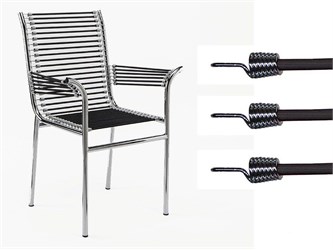 Elastische Schnürsenkel für Armstuhl René Herbst 304