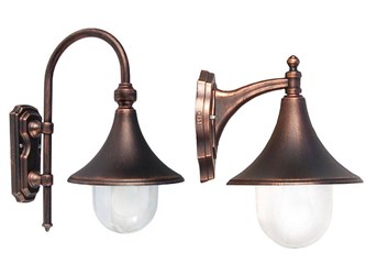 Lampada da esterno a parete in alluminio Dione