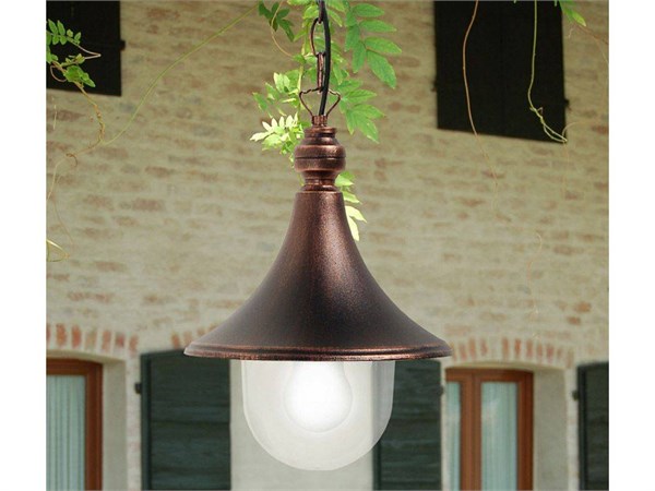 Hanging lamp or ceiling light in aluminium Dione