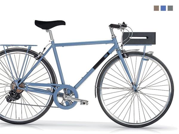 Fahrrad Randonee 1897 Old-Style mit Holzkiste für Mann