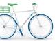 Fahrrad Prisma minimaler Stil mit integriertem Korb für Herren in Fahrräder