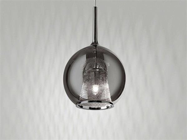 Glass haniging lamp SMOKE 6456