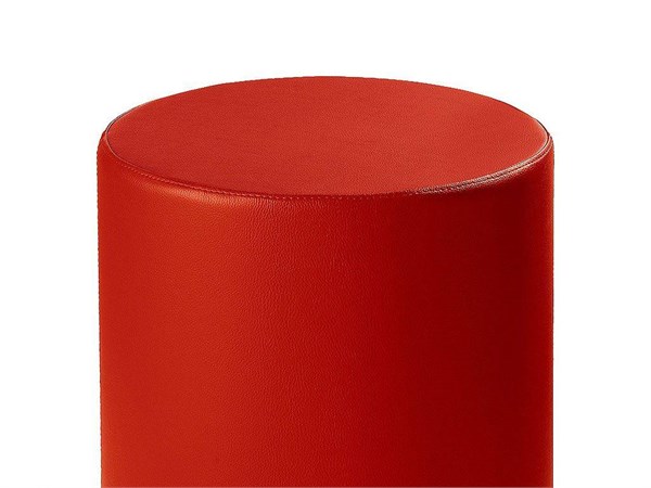 Pouffe in eco-leather Cilindro