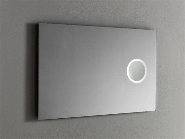 Wall mirror with magnifying illuminated Trucco