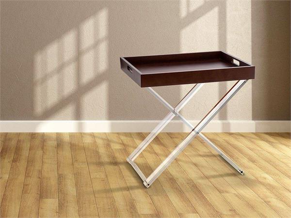 Foldable coffee table with tray Marcel