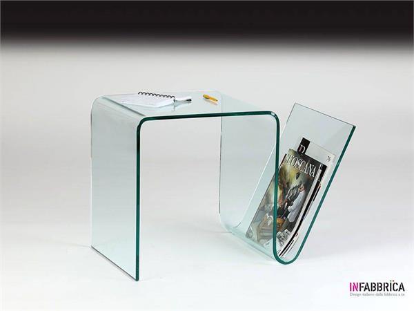 Table basse en verre Virgoletta