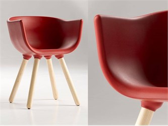 Modern armchair of design Tulip Small