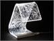 Design Tischlampe aus Acryl Kristall C-LED Pins in Tischlampen