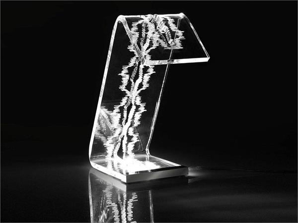 Acrylic crystal Design table lamp C-LED Music