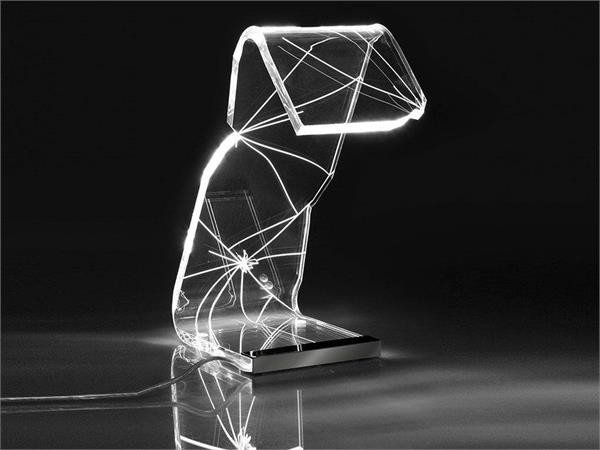 Acrylic crystal Design table lamp C-LED Crash
