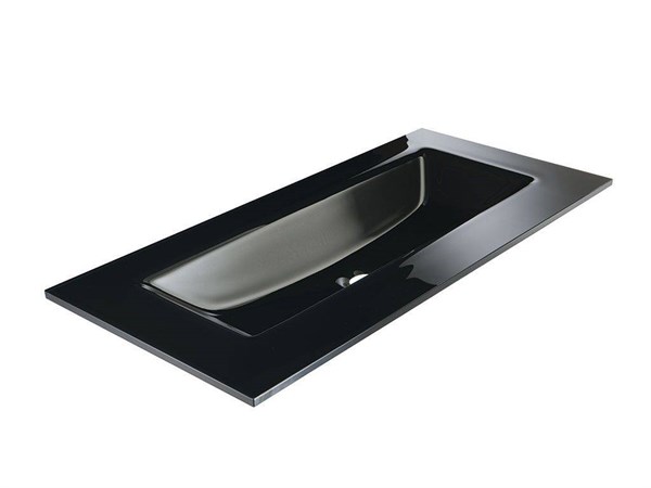 Glass sink Rettangolare 75