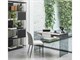 Bureau pour ordinateur en verre Space in Bureaux