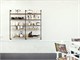 Design wall bookcase Pipe H120 Double in Bookcases