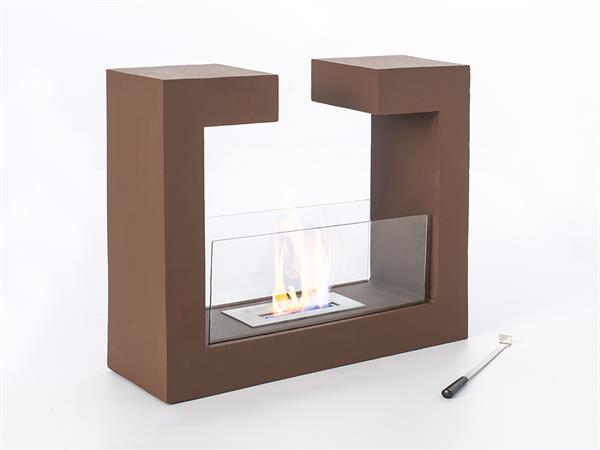 Bioethanol fireplace Hall