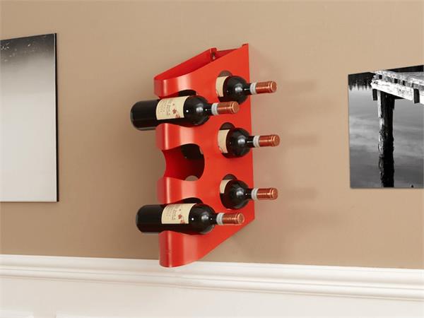 Wall Bottle rack Six Holes