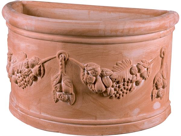 Terracotta wall vase Toscano