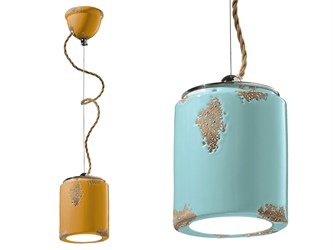 Lampe in Industriestil Vintage C984