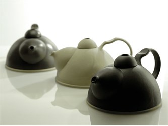 Keramik Teekanne Mummi