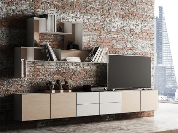 Wooden wall cabinet MBOX
