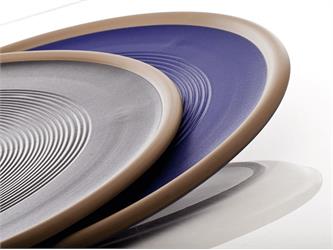 Centrotavola in ceramica Diskos